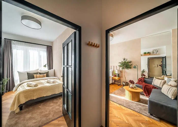 2Br 1,5Bath Chic City Suite Near Wenceslas Square